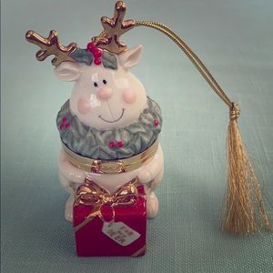 Lenox Deer box ornament